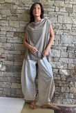 Oscar Drape Trapeze Tank Mocha